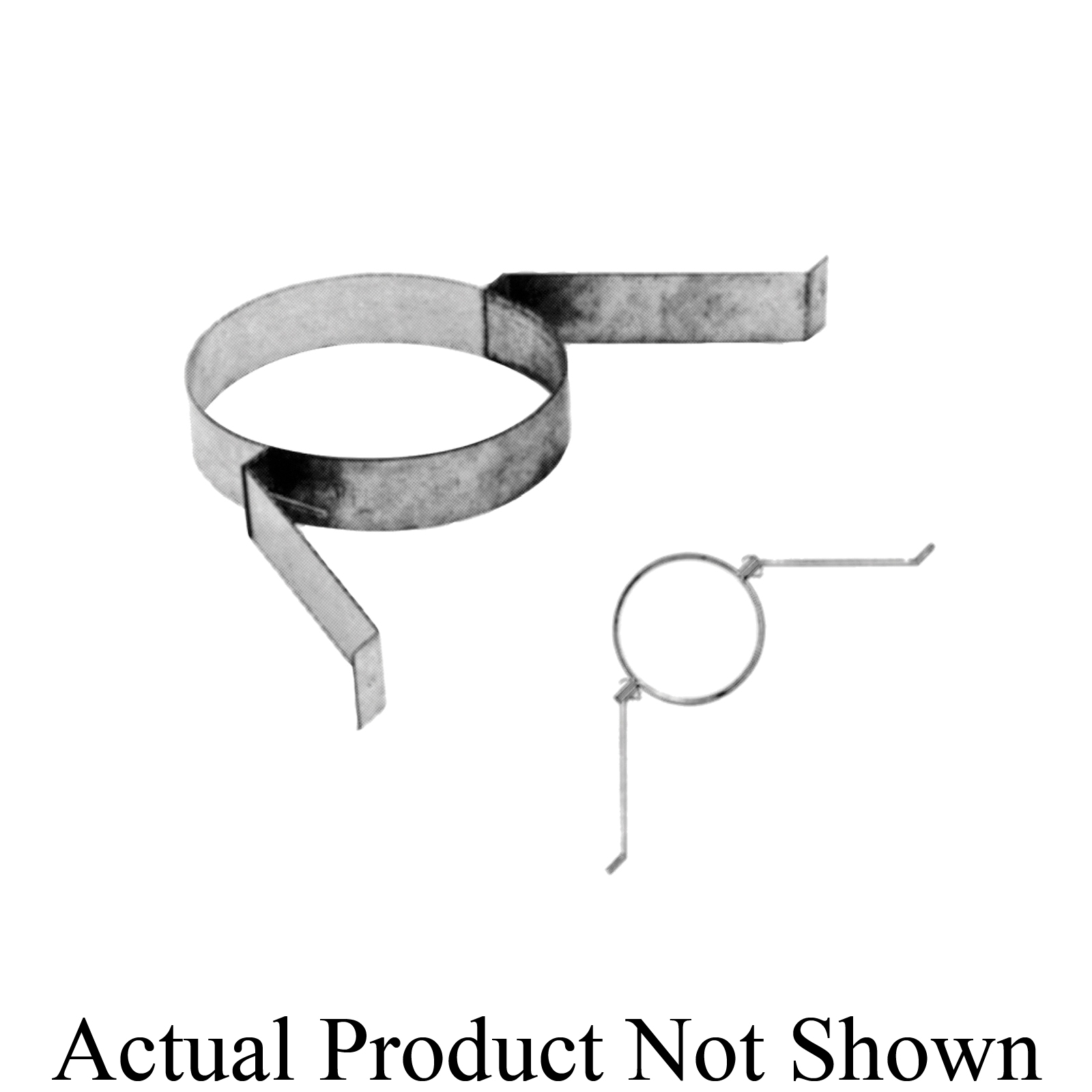 AmeriVent® by Duravent 8HS-SBA Support Bracket Assembly, For Use With: Model HS/HSS All-Fuel Chimney, Steel